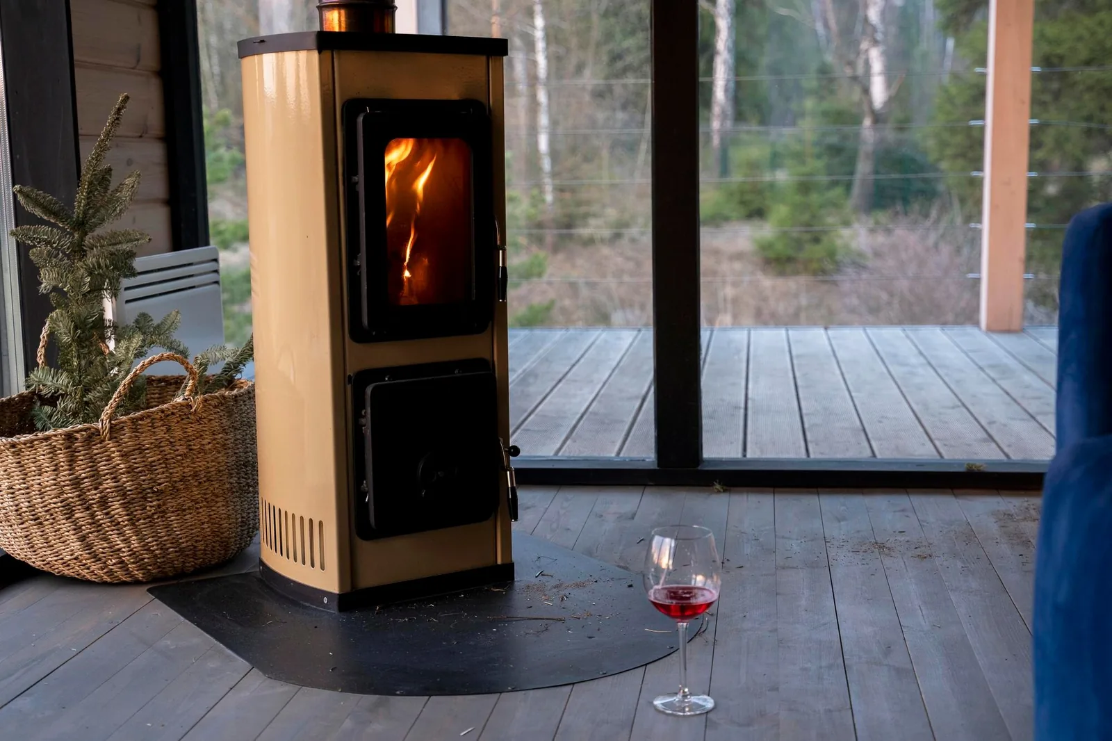 Chaudière à bois pour sécuriser un installation intérieur